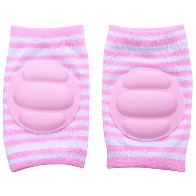 Pink Детские наколенники, дышащие, для детей, безопасные, для ползания, налокотники, подушки для младенцев, наколенники для детей от 0 до 3 лет - Цвет: Pink