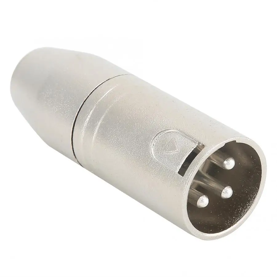 Медный мини адаптер XLR 3pin с золотым покрытием 2 шт.|Коннекторы и разъёмы| |