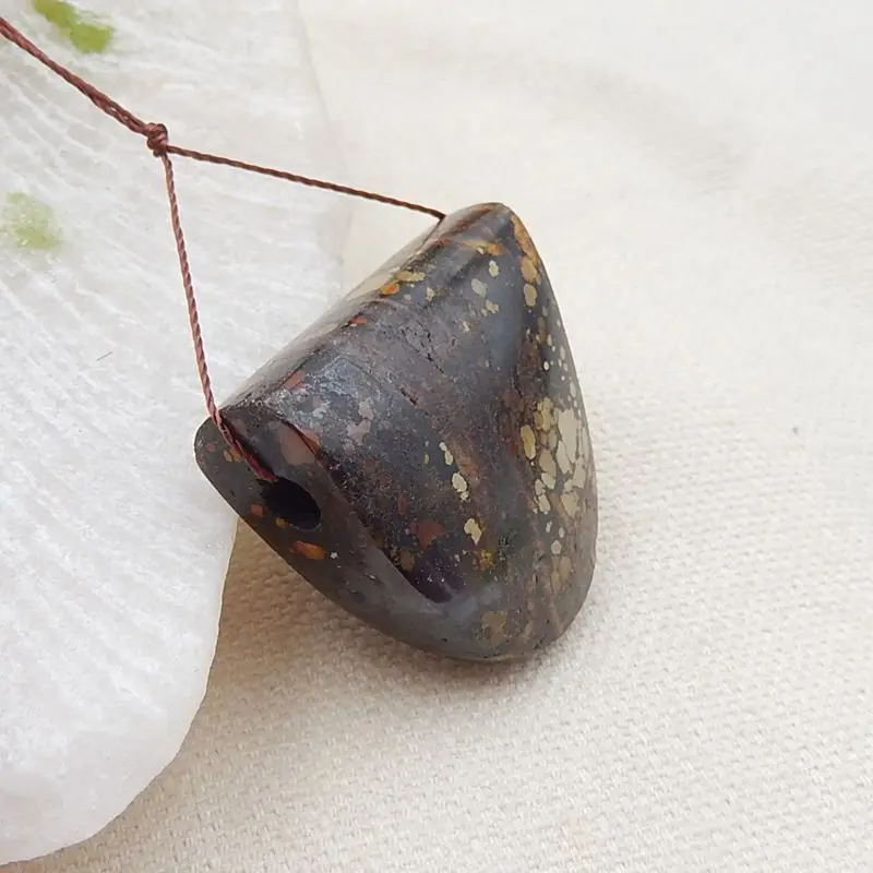 Sale 1Pcs Precious Natural Turquoise Pendant Bead 30x30x11mm 17g