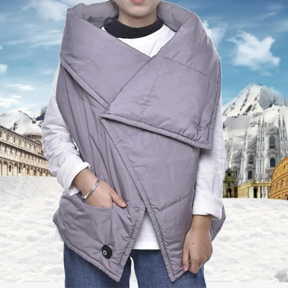 2019 Outdoor Women Electric Heated Mat USB Heating Vest Winter Thermal Cloth Feather Hot Sale Camping Hiking Warm Hunting Jacket | Спорт и