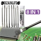 Лезвие CPU 8in1 микросхема ремонт тонкие лезвия инструмента инструмент для ремонта материнской платы чип для мобильного телефона процессор разделения клея удаление Ножи гаджет