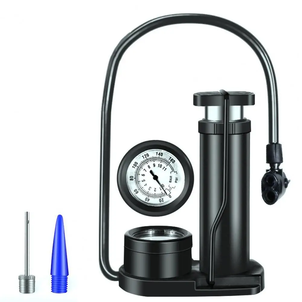 

Portable High-Pressure Bicycle Pump Tire Air Inflator Ball Needle Hose MTB Accessories Portable Bike Pump Bicycle Accessories