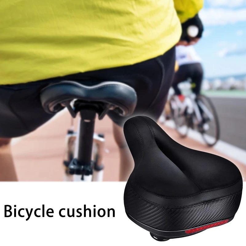 

Bicycle Saddle Reflective Strip Widen MTB Road Bike Comfortable Memory Sponge Cushion Pad Shock Absorber Saddle Seat Accessories