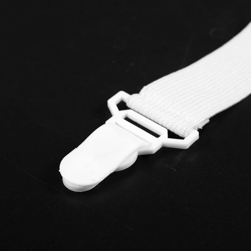 4 Pcs Home White Elastic Mattress Bed Sheet Grippers Clips | Дом и сад