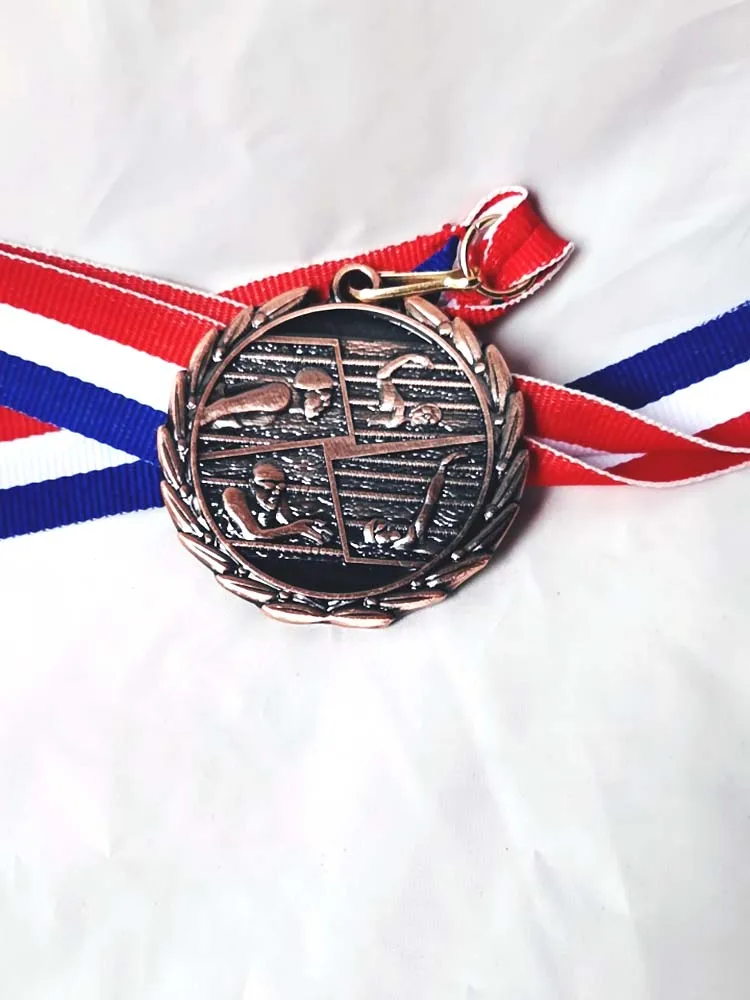 Медаль для плавания с риббионом 5 0 см | Дом и сад