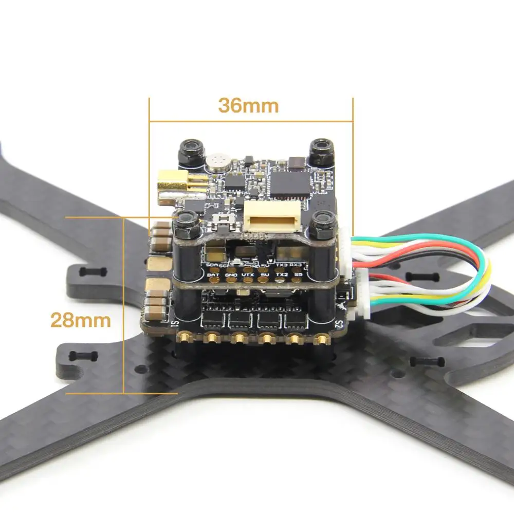 Электрические контроллеры скорости HGLRC FD445 + VTX Mini Stack 2-6S 45A BLHeli32 20x20 мм для