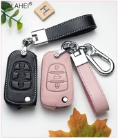 new leather car key cover case for hyundai elantra accent i20 i30 ix35 creta solaris santa fe verna tucson i35 i40 genesis fe