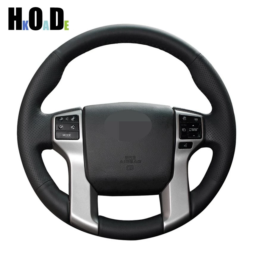 Черный чехол из натуральной кожи для Toyota Land Cruiser Prado 2010 2017 Tacoma 2012 2019 Tundra 2014 2019|Чехлы
