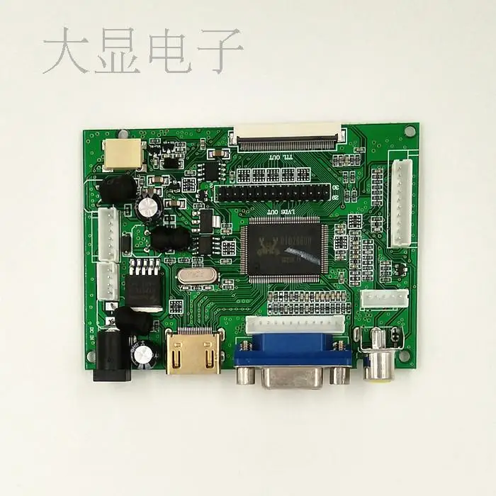 Оригинальный 10 1 дюймовый 1024 * 600VGA/HDMI/AVTFT плата с ЖК экраном Бесплатная