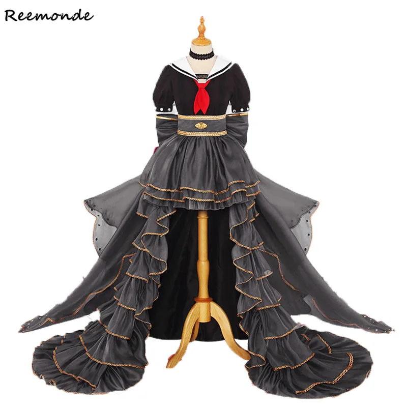 С героями из мультфильма Мой герой крест тела косплей костюм черный сексуальный