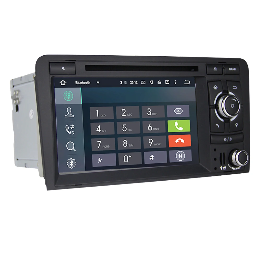 Eunavi 4G 64G DSP Android 9 0 автомобильный dvd для Audi A3 S3 2003-2013 2 din Авто Радио мультимедийный