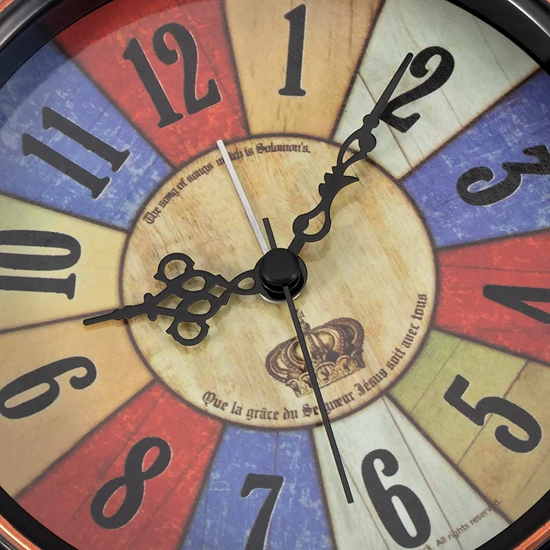 Настольные часы цифровые Ретро Винтаж не тикают стол тихий Будильник Кварцевые