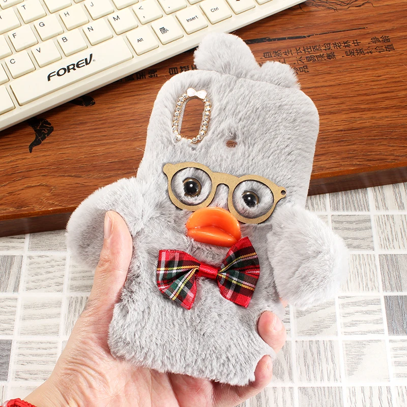 Модный мягкий пушистый красивый стильный защитный чехол для телефона Huawei P Smart Plus