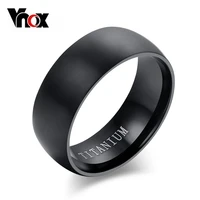 100 titanium rings men 8mm cool black jewelry wedding engagement male