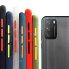 Чехол-накладка для Xiaomi Poco M3, противоударный бампер Poco X3 NFC, матовый прозрачный бронированный чехол-накладка для телефона Xiaomi 10T PRO LITE