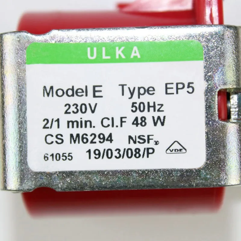 Оригинальный подлинный насос для кофемашины AC230V ULKA EP5 электромагнитное