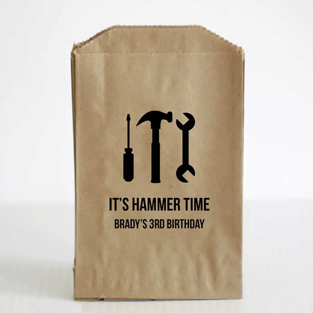 Строительные мешки для сувениров на день рождения крафт пакеты сувениры