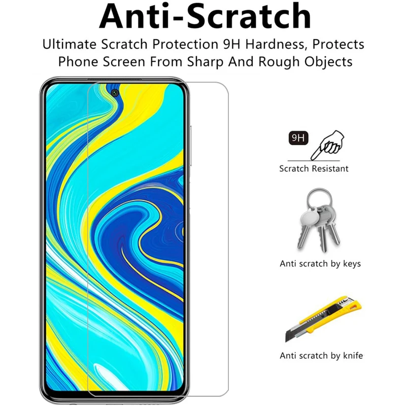 Защитное стекло для Xiaomi Redmi Note 9S закаленное | Мобильные телефоны и аксессуары