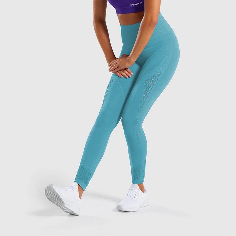 

LEEMIIJUU Sport Leggings High Waist Fitness Women Yoga Pants Elastic Push Up Tights Gym Workout Squat Proof Running Sportswear