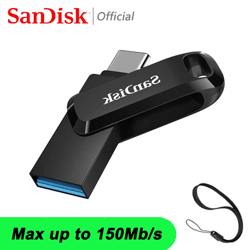 USB флеш накопитель SanDisk OTG Type C 64/128/256/512 ГБ|USB флэш-накопители| |