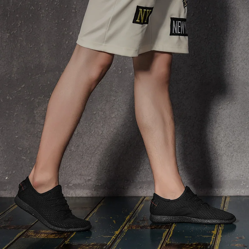 Новые летние мужские кроссовки удобная спортивная обувь дышащие Нескользящие