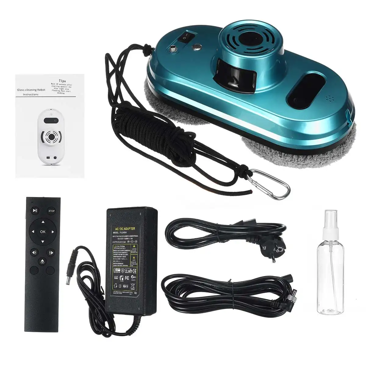 

Window Cleaning Robot High Suction Electric Window Cleaner Robot Anti-falling Remote Control Robot Vacuum Cleaner Cleaning Tools