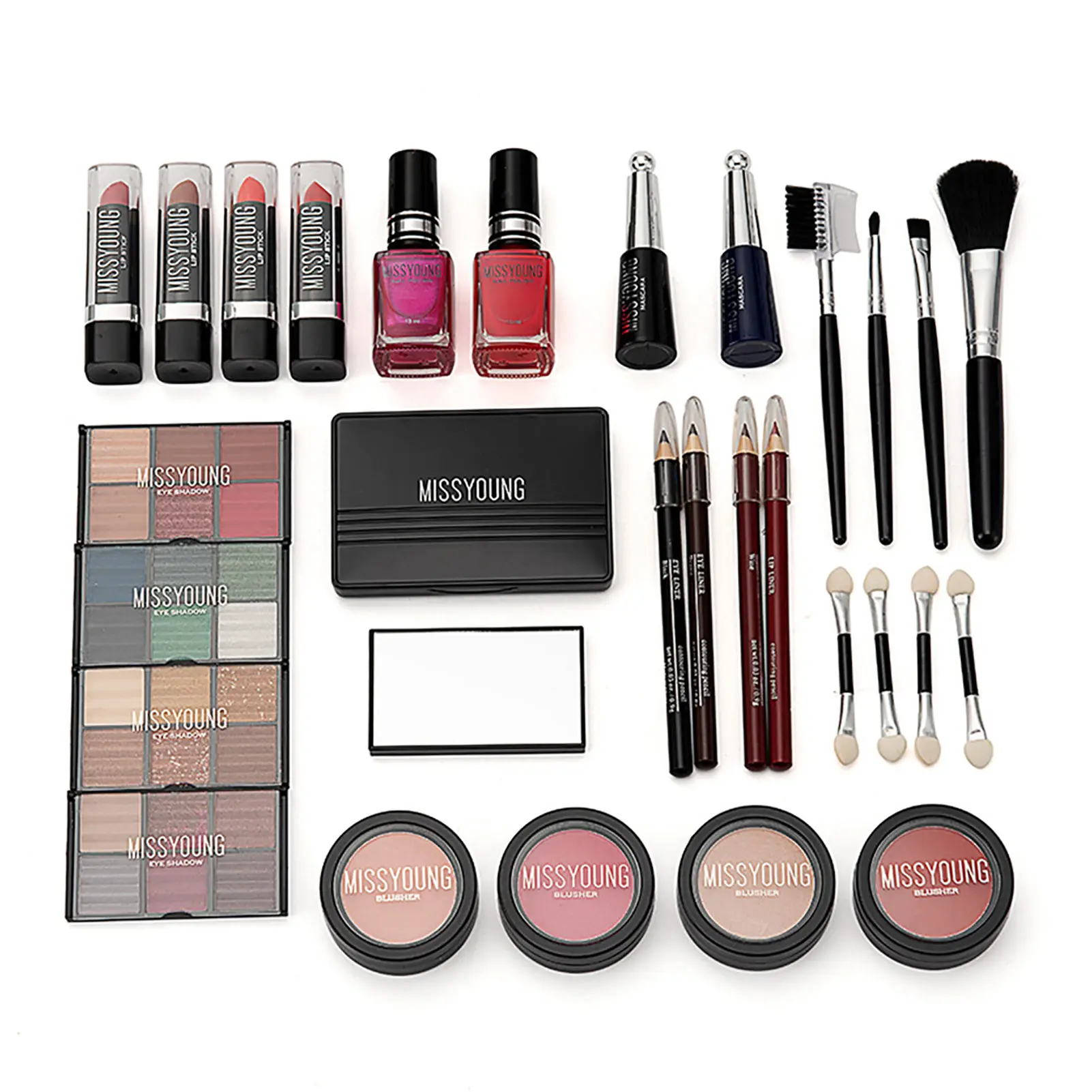 

30Pcs Makeup Kit Box All-in-1 Makeup Kit For Women Full Kit Beginner Makeup Set Portable Professional Mixed Beauty Makeup Kits F