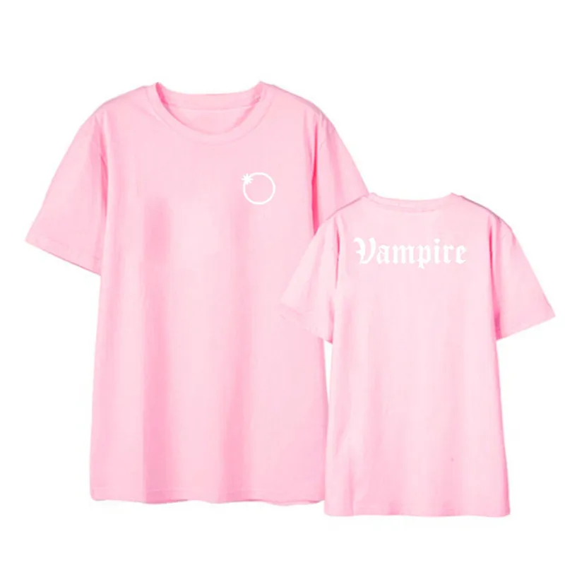 Kpop IZONE Vampire Album t shirts Hip Hop Casual Loose Clothes T-shirt Short Sleeve Tops | Женская одежда