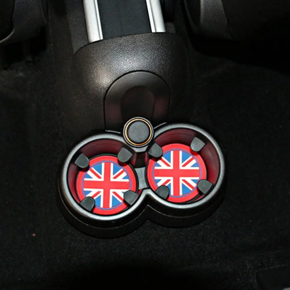 Для mini cooper Полезная Противоударная чашка с силиконовой защитой NON-SLIP накладки mini cooper S compatriot partner R55 R56 R57 R60 F55 f56