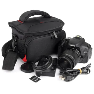 waterproof camera bag photo shoulder case for sony bag canon camera nikon panasonic fujifilm instax olympus foto bag backpack free global shipping