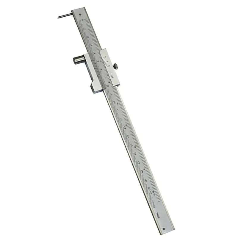 

0-200mm Marking Vernier Caliper With Carbide Scriber needle Parallel Marking Gauging Ruler Measuring Instrument Tool F7QC