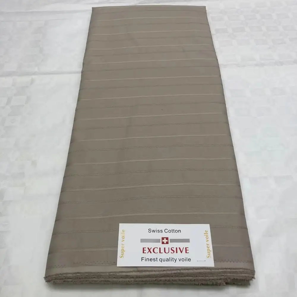 

Swiss Voile Lace In Switzerland High Quality African Dry 100%Cotton Lace Fabric For Nigerian Evening Dress