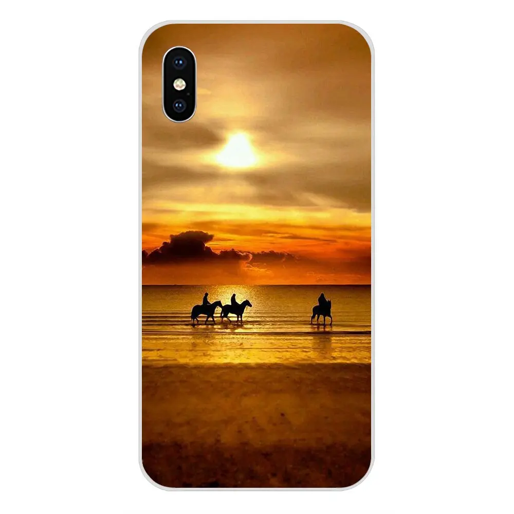 Мягкий модный мобильный телефон Horse Sunset Africa для Huawei P7 P8 P9 P10 P20 P30 Lite Mini Plus Pro Y9 Prime P