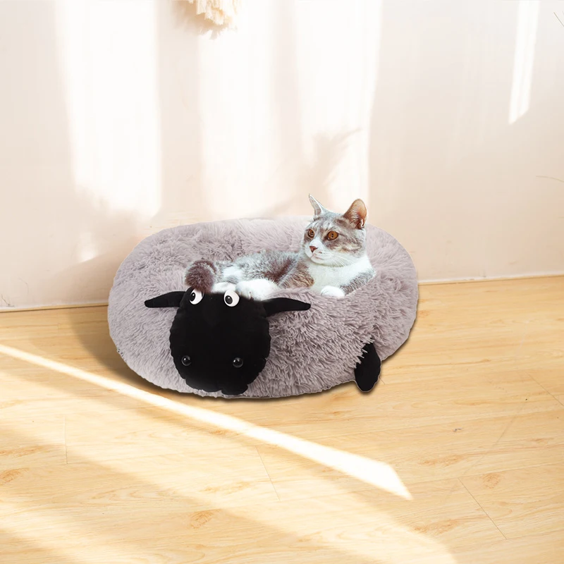 Длинный плюшевый спальный мешок для собак с лежанками очень мягкий пушистый