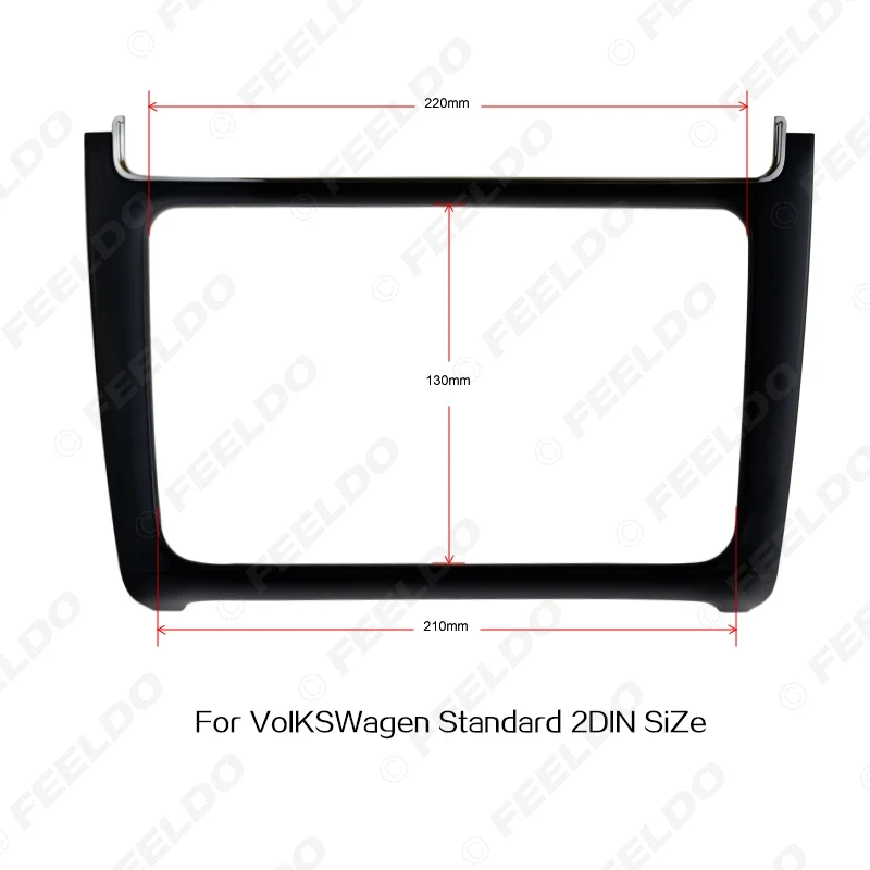 Автомагнитола FEELDO 2DIN с рамой для DVD Volkswagen Polo #2162|Панели| |