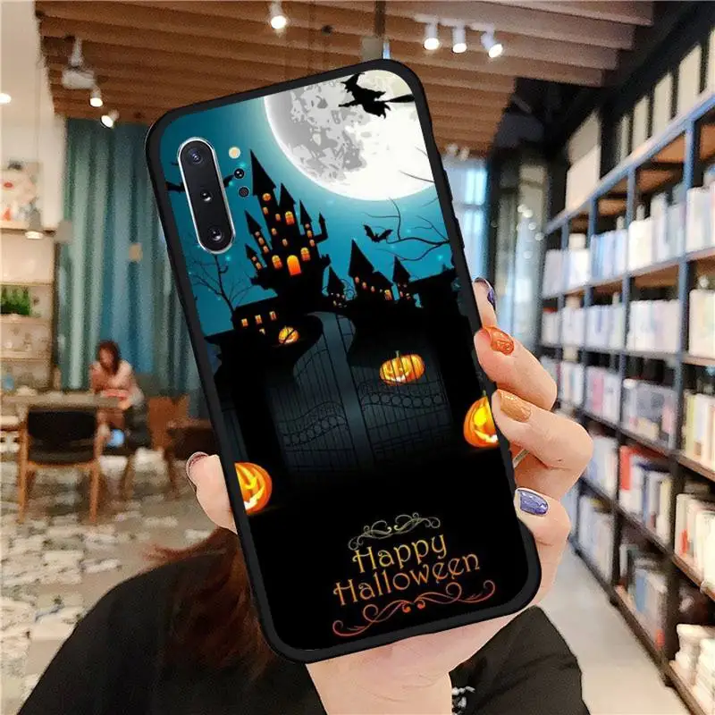

Halloween pumpkin head Phone Case For Samsung A50 A51 A71 A20E A20S S10 S20 S21 S30 Plus ultra 5G M11 funda cover