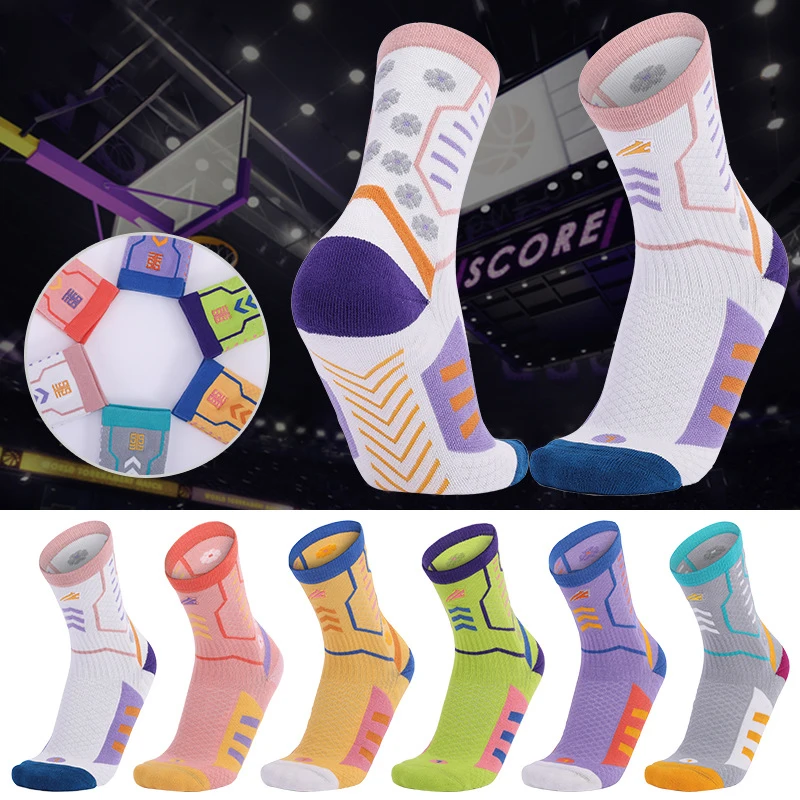 

Professional Basketball Socks Elite Thickened Sports Socks Non-Slip Durable Towel Bottom Tube Socks