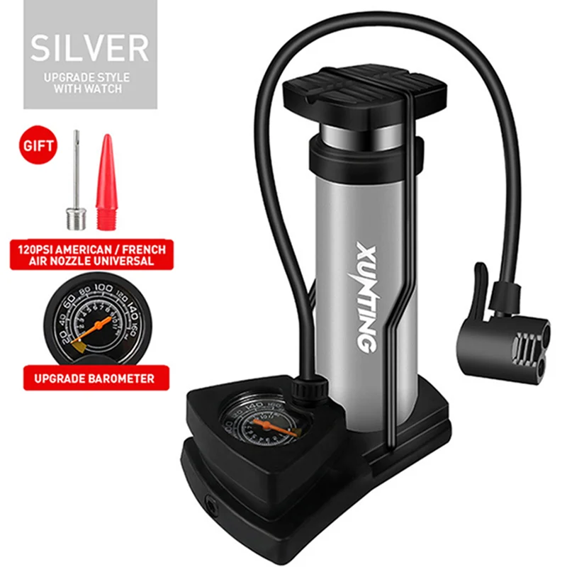 Велосипедный мини насос из алюминиевого сплава Портативная Складная Ножка