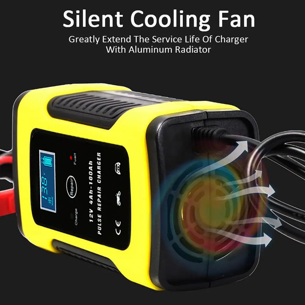 Умное зарядное устройство с ЖК дисплеем 12 В 6 А| |