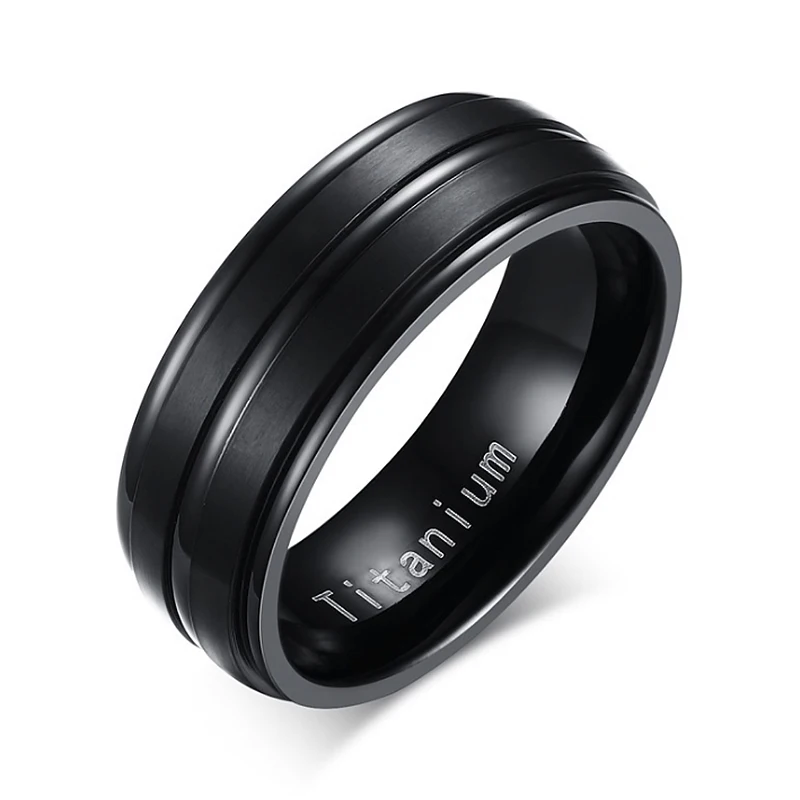 Мужское кольцо из титановой стали обручальные кольца на годовщину модные
