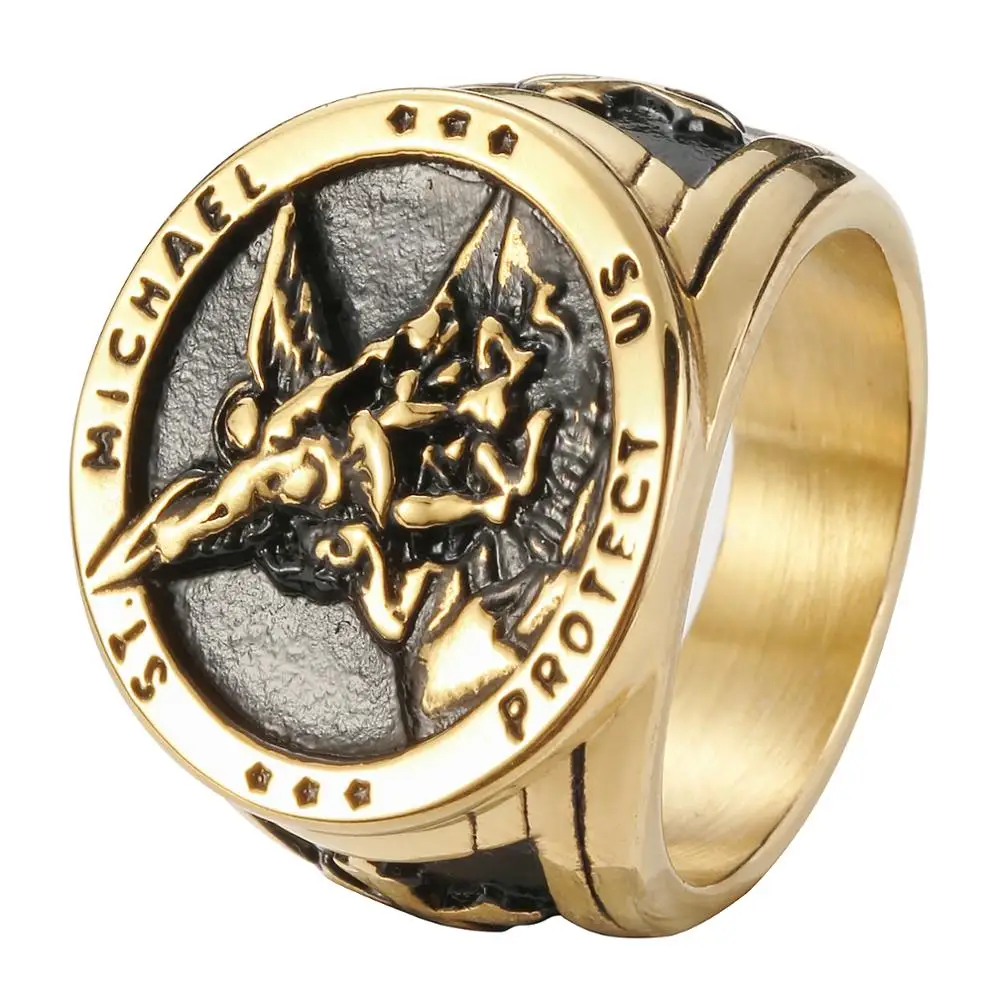 Мужское кольцо из нержавеющей стали 316L Размер 7-14