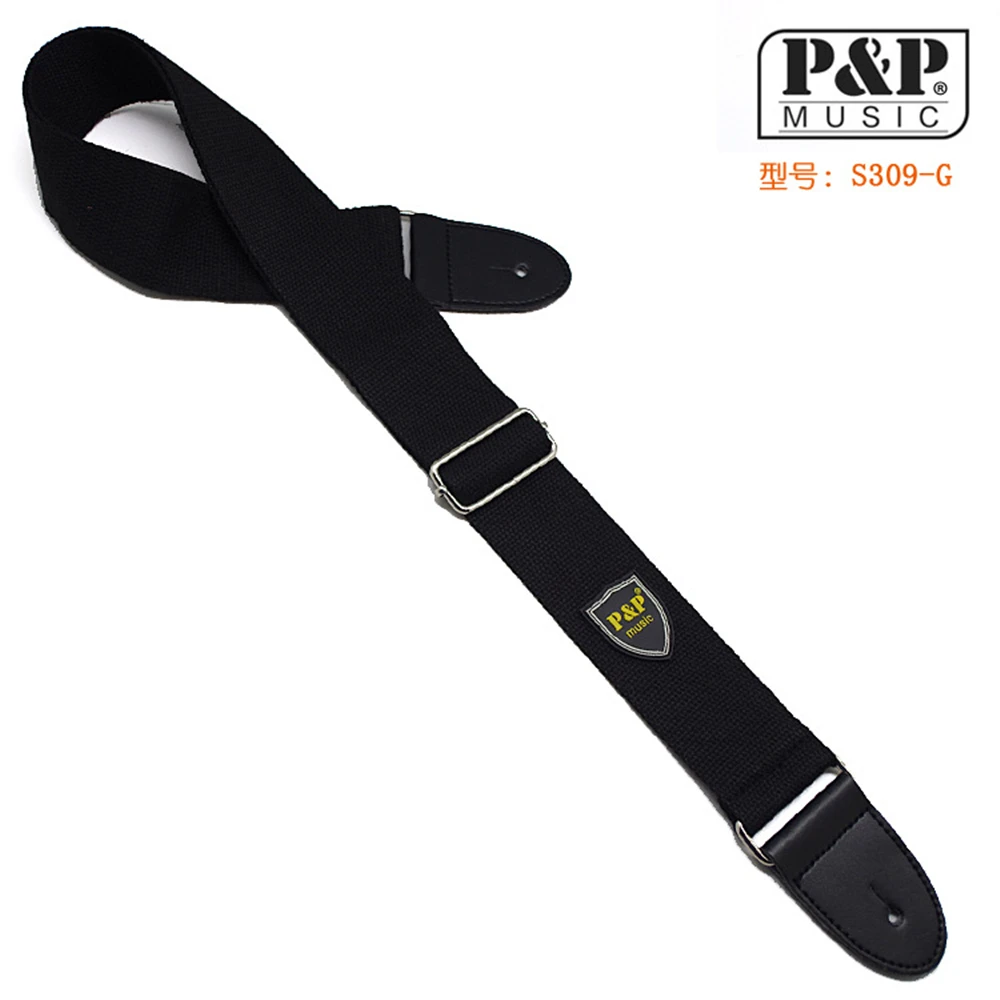 heißer verkauf adjustable150cm gitarre strap woven baumwolle akustische elektrische folk gitarre bass strap gürtel mit leder enden free glob