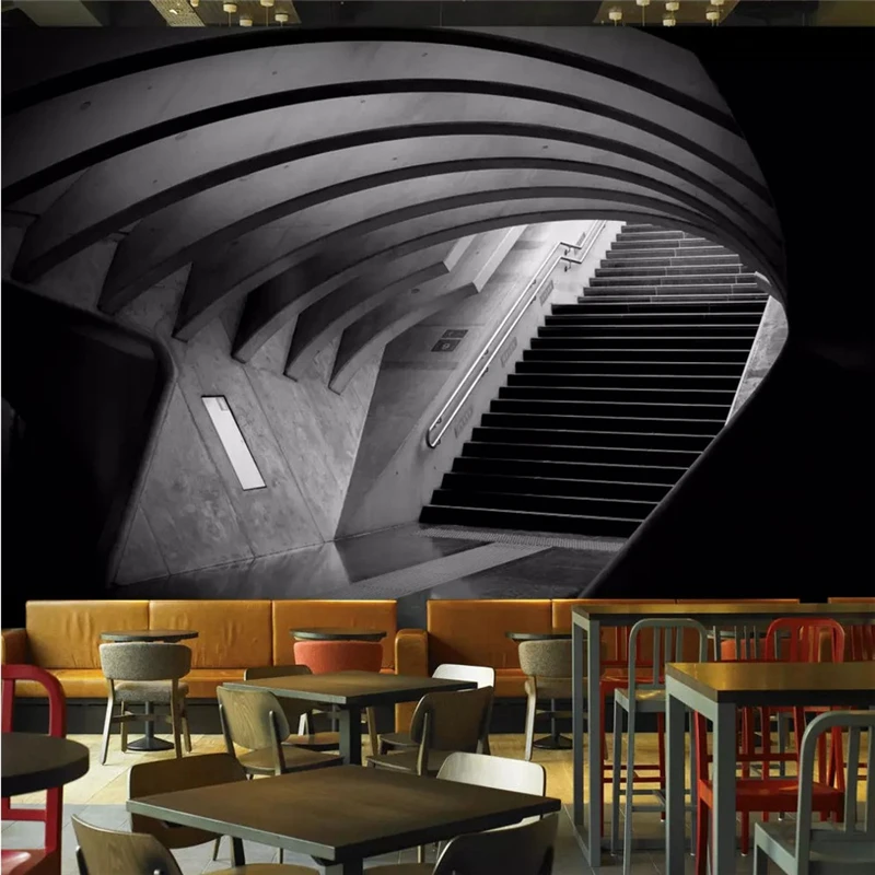 Beibehang индивидуальные новый современный простой Туннель времени канал бар КТВ фон