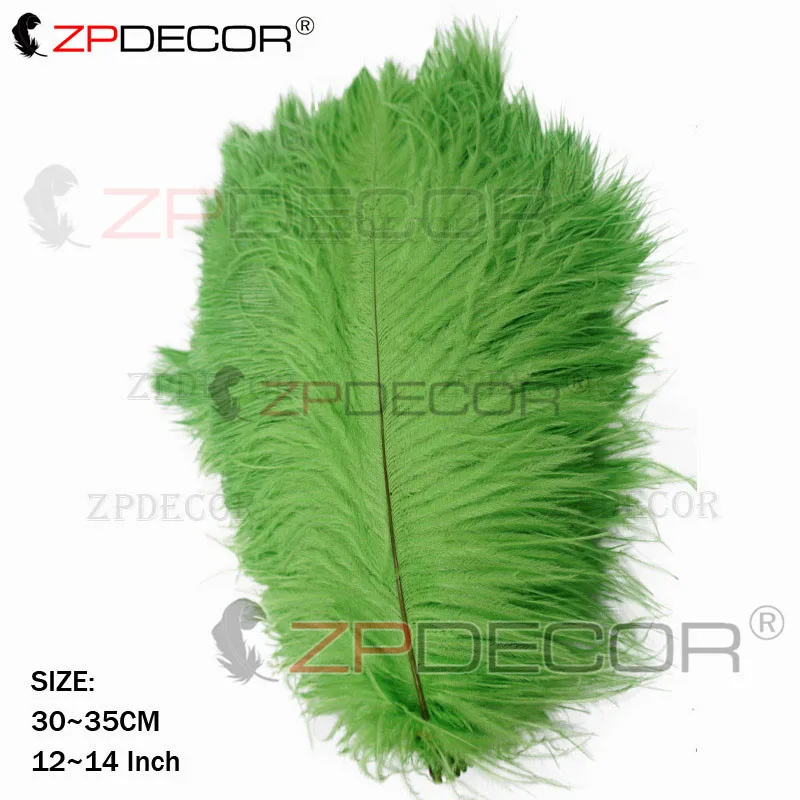 ZPDECOR натуральное высококачественное страусиное перо 30 35 см/12 14 дюймов для