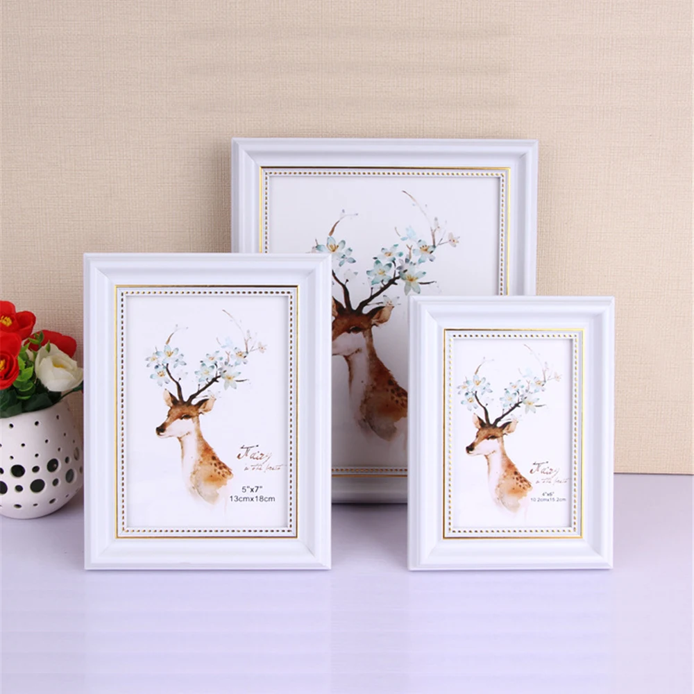 Винтажная креативная Свадебная фоторамка в европейском стиле 5 цветов настенный