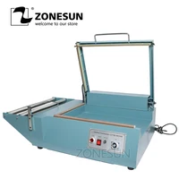 ZONESUN L Contract Film Heat Sealer with Cutter Shrink Film Sealing Machine Manual Plastic Wrapping Bag Sealling Tools