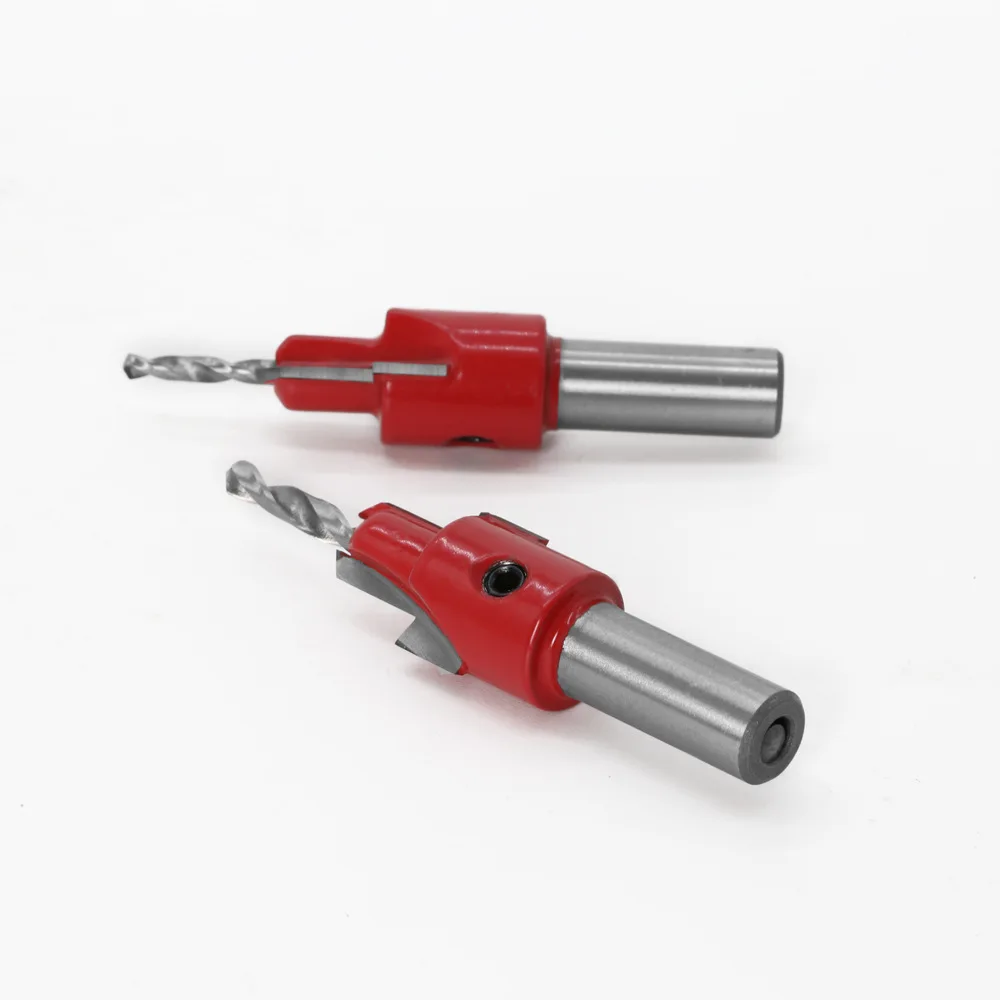 

1Pcs 10mm Shank Hss Woodworking Countersink Drill Bit +Wrench Set Screw Cutter Woodworking Hole Saw For Metal Wood Drilling