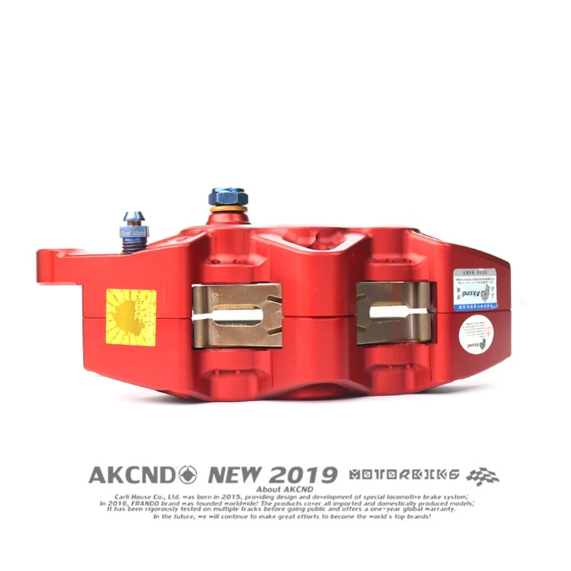 AKCND мотоцикл 6 ПОРШНЕВЫЕ тормозные суппорты алюминиевый сплав CNC гидравлический дисковый тормоз 40 мм Центр для yamaha xamx 300 Honda kawasaki