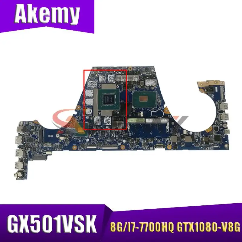 

Материнские платы GX501VSK, материнская плата GX501 для ноутбука ASUS GX501V GX501VS GX501VSK, оригинальная материнская плата с 8G/планкой