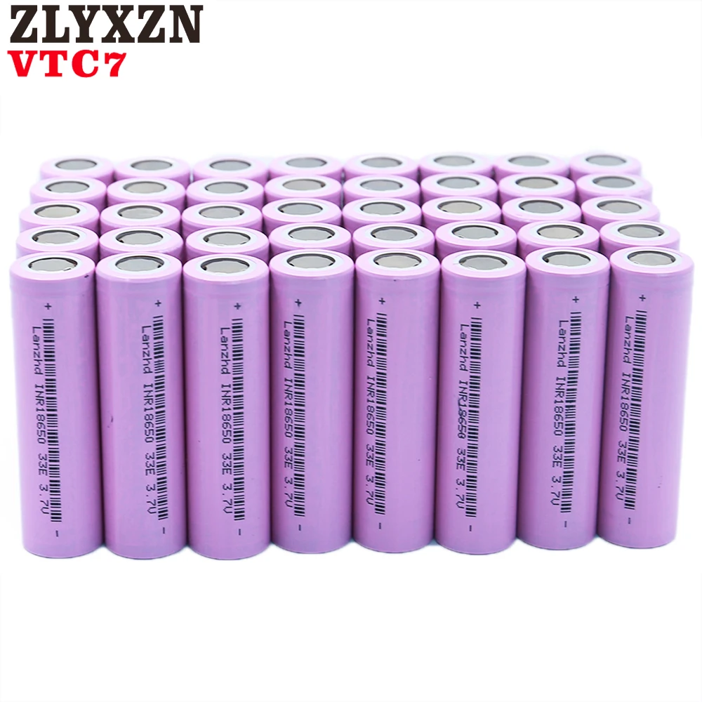 8 40 шт Новые 18650 аккумуляторные батареи для samsung батарея 3300mAh INR18650 30A литий ионный 3 7